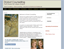 Tablet Screenshot of drobotcounselling.com